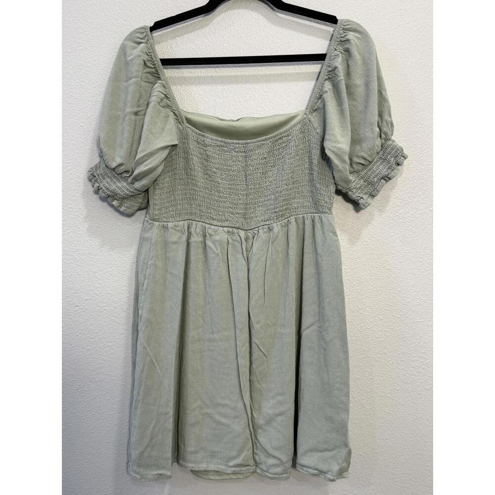 Altar'd State Sage Green Smocked Dress, Women's Medium - Picture 2 of 6